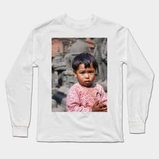 Young Nepalese Long Sleeve T-Shirt